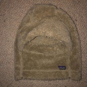 Patagonia Hat 24 Months with Face Cover Khaki